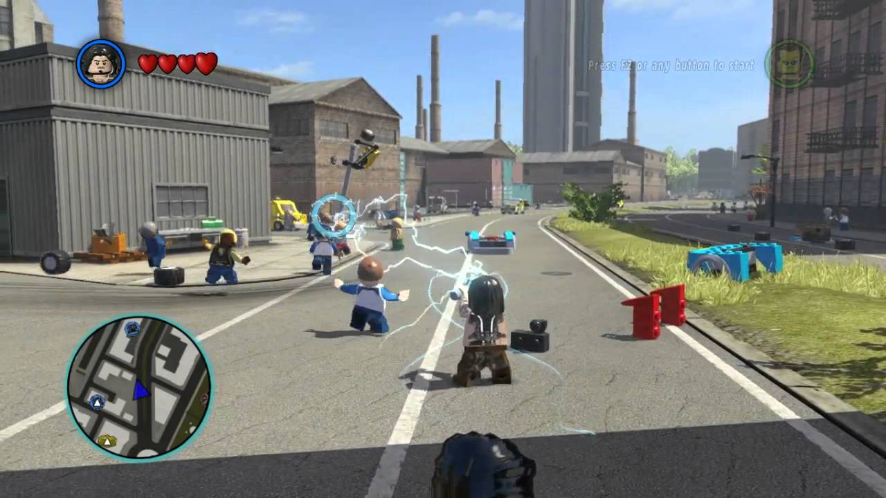 LEGO Marvel Super Heroes The Video Game - Whiplash free roam