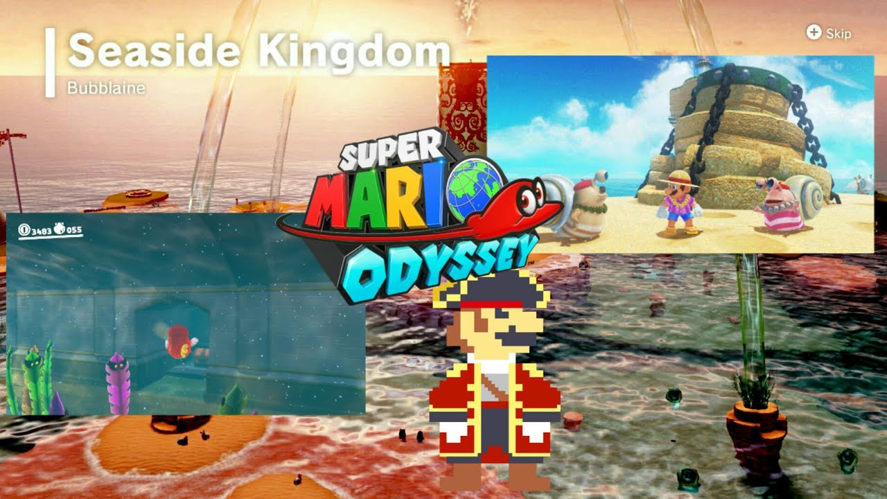 [ULTIMATE MASHUP] Super Mario Odyssey: Bubblaine Theme Mashup (Normal+Underwater+8-bit)