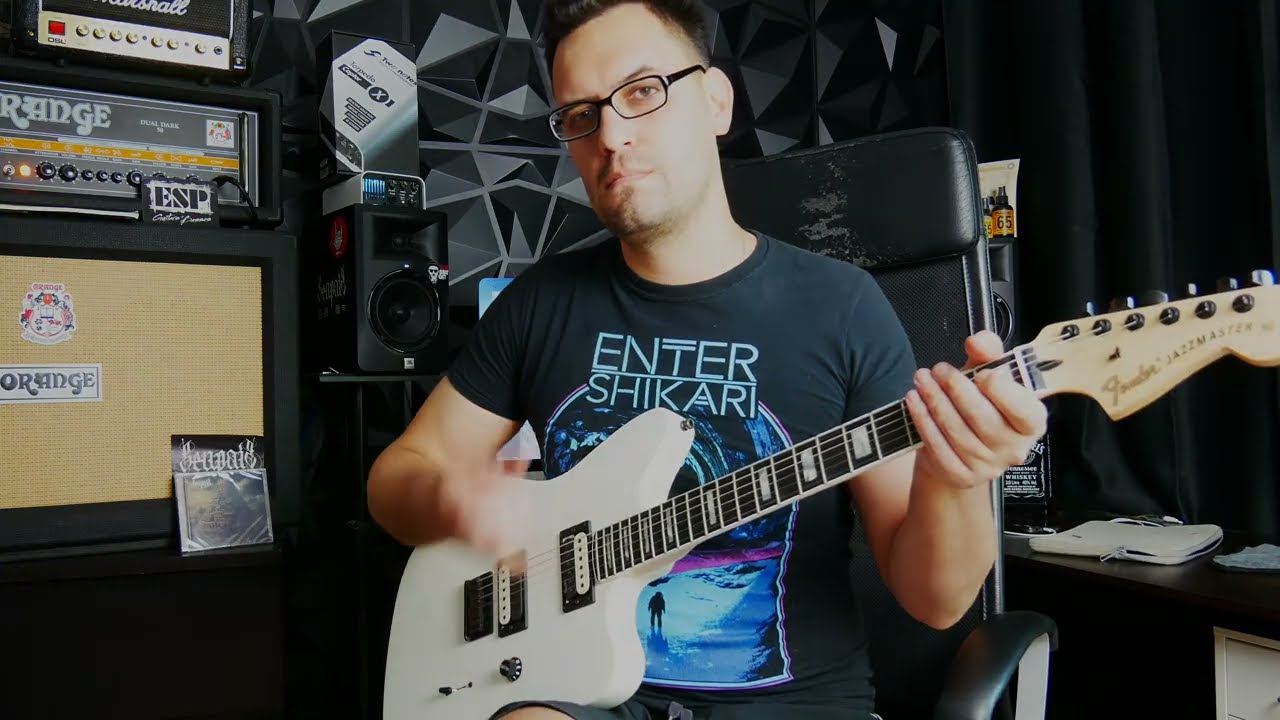 SLIPKNOT - Unsainted l Guitar cover l Fender Jim Root Jazzmaster l ORANGE DUAL DARK 50 l 4K