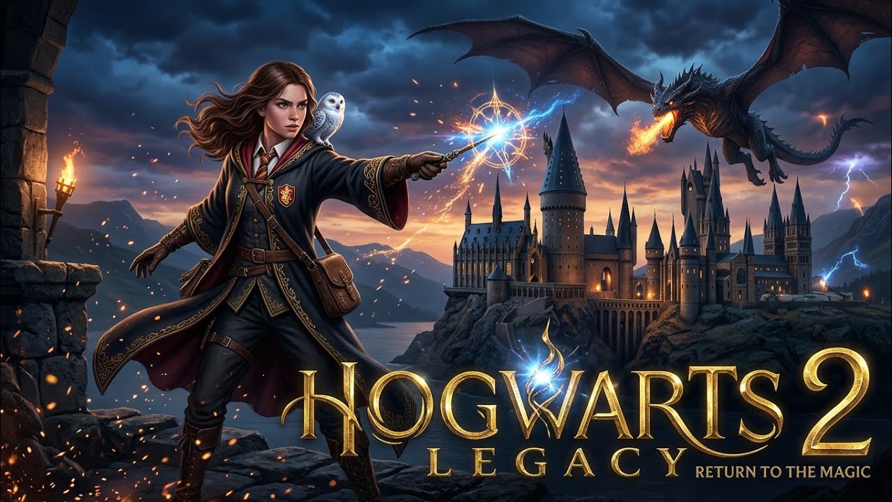HOGWARTS LEGACY 2: Gameplay Reveal The Dark Arts Unleashed | (4K 60FPS)