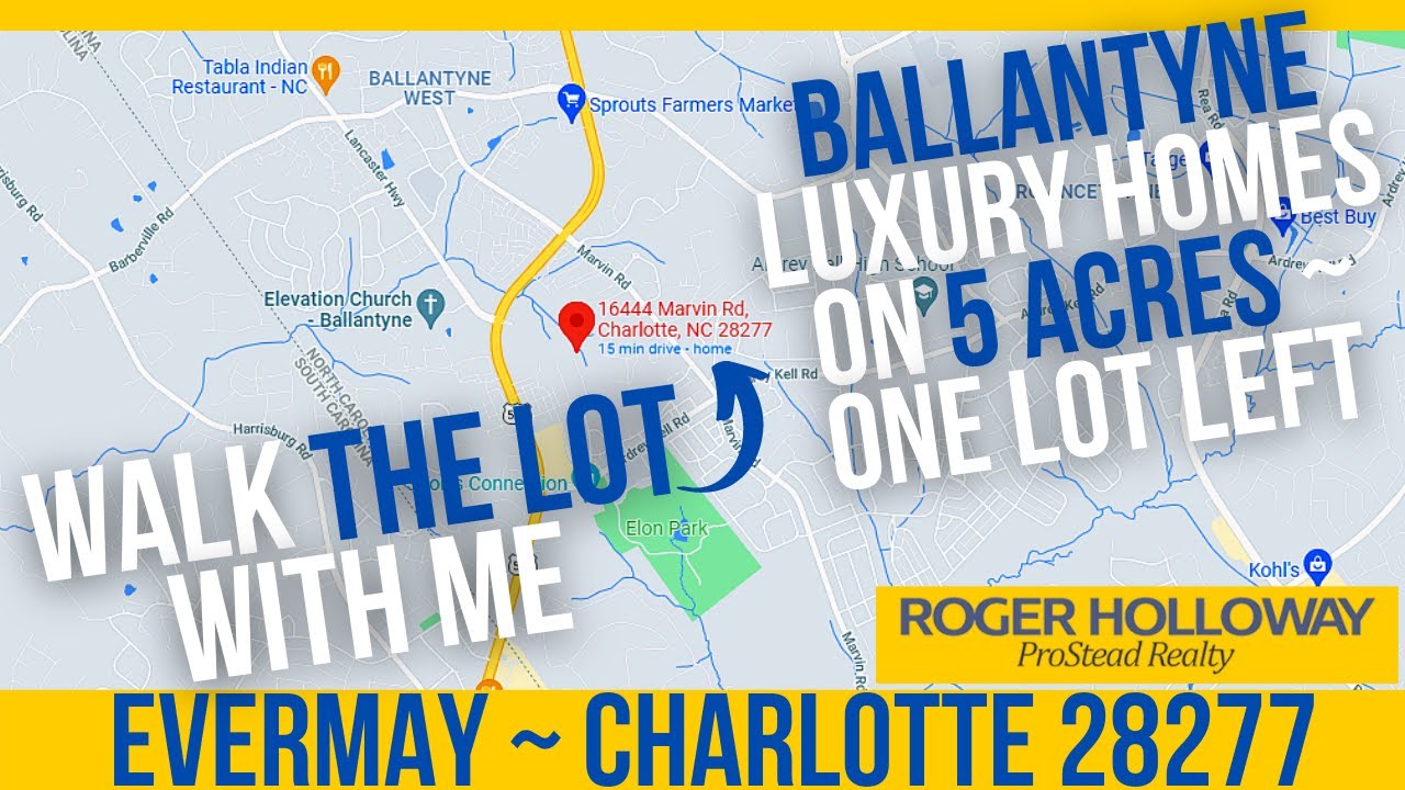 Ballantyne Lot to Build [Evermay 5 Acre Private Estate 28277]
