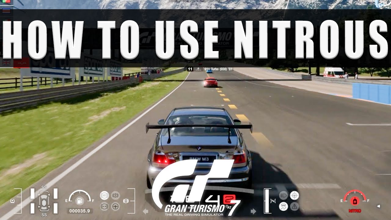 Gran Turismo 7, как использовать закись азота