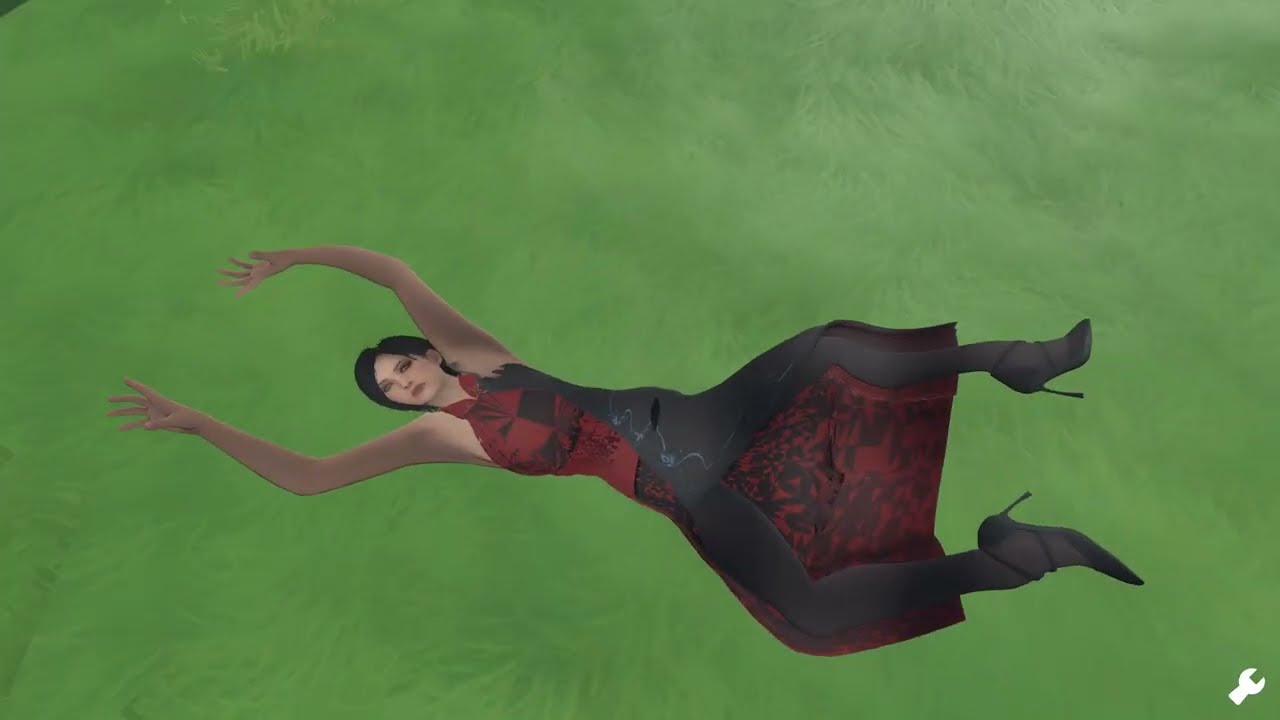 Flattened Girls Ada Wong Dress v2 flattened (Malleable Girl Simulator 1.8.0)
