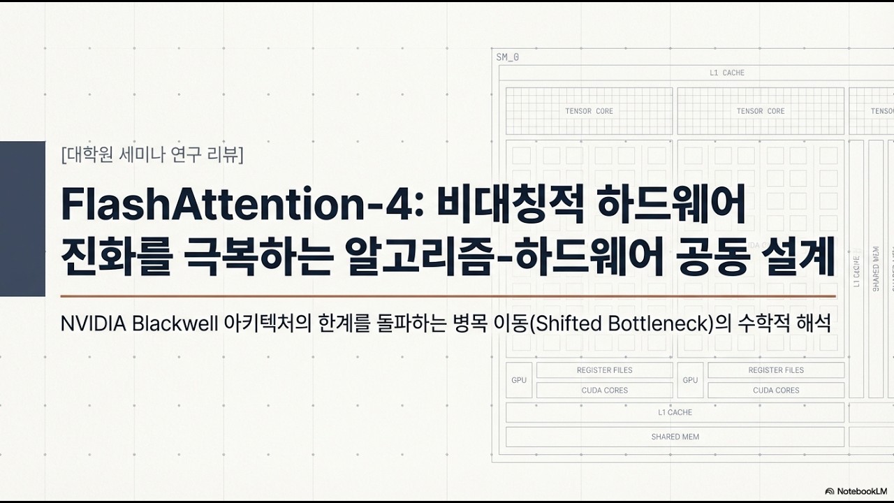 [Paper Review] FlashAttention-4: Algorithm and Kernel Pipelining Co-Design