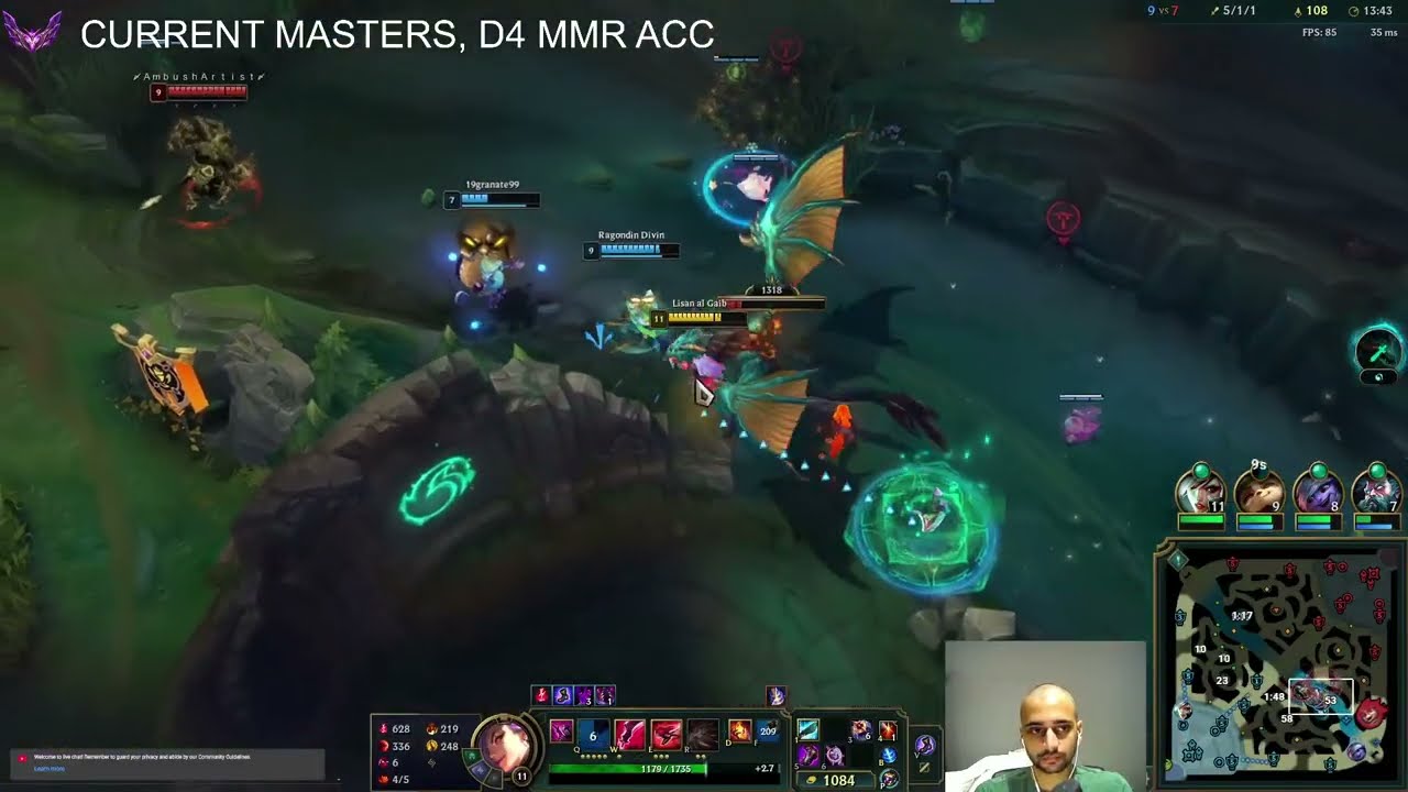 RANK 6 KATA WORLD  - MASTERS KATARINA PLAYING IN D4 ELO