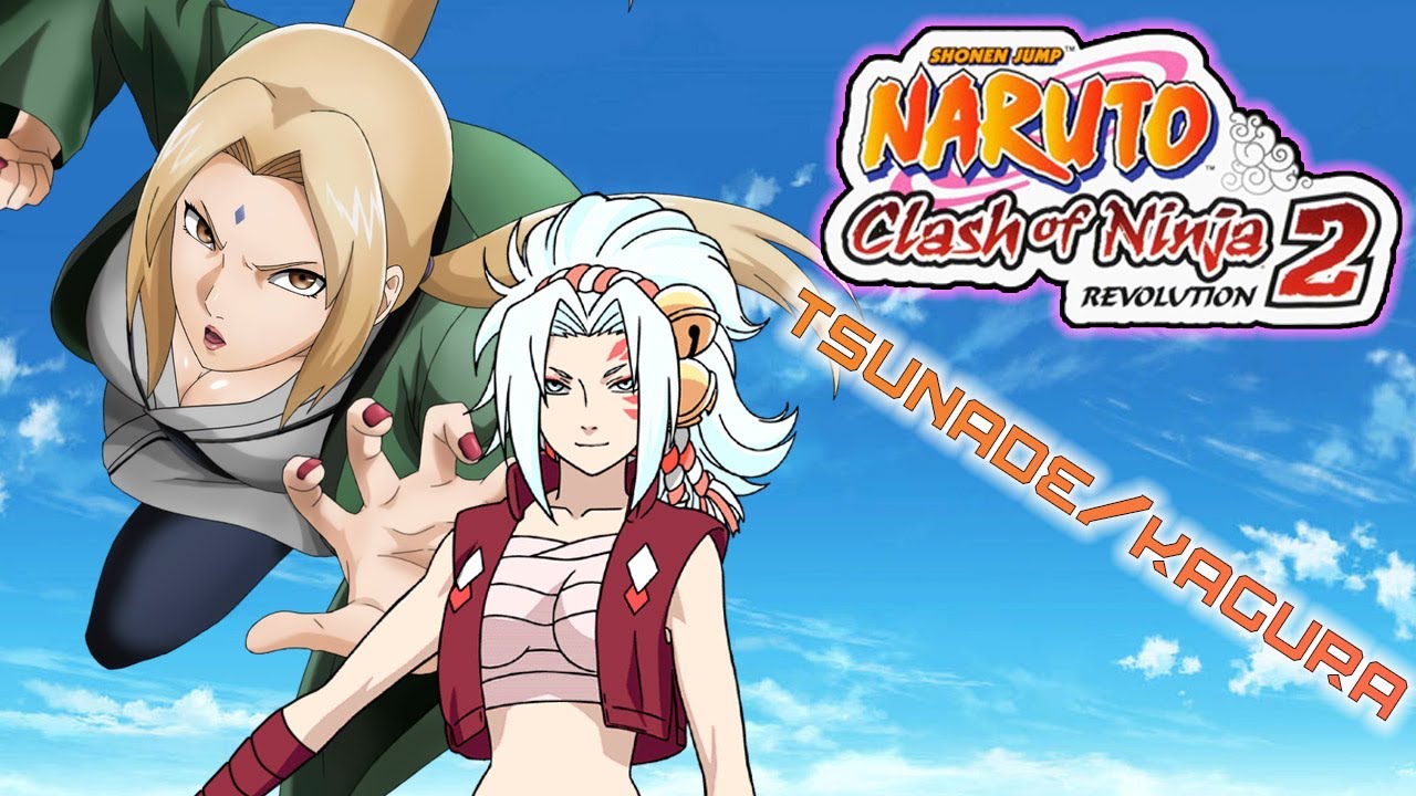 Naruto Clash of ninja Revolution 2 Tsunade & kagura Two man Squad Score Attack 60fps