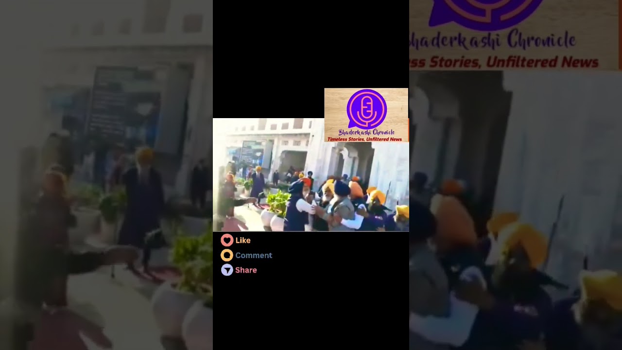 Shukbir Badal Attack | Man Fires At Sukhbir Singh Badal At Golden Temple&nbsp;#attacked #punjab&nbsp;#badal