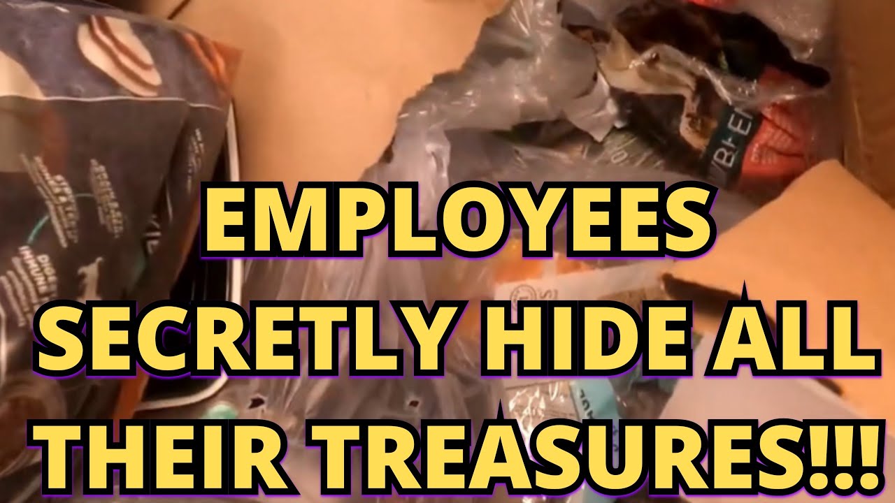 DUMPSTER DIVING- EMPLOYEES SECRETLY HIDE ALL THEIR TREASURES!!!  SUPER MEGA HAUL