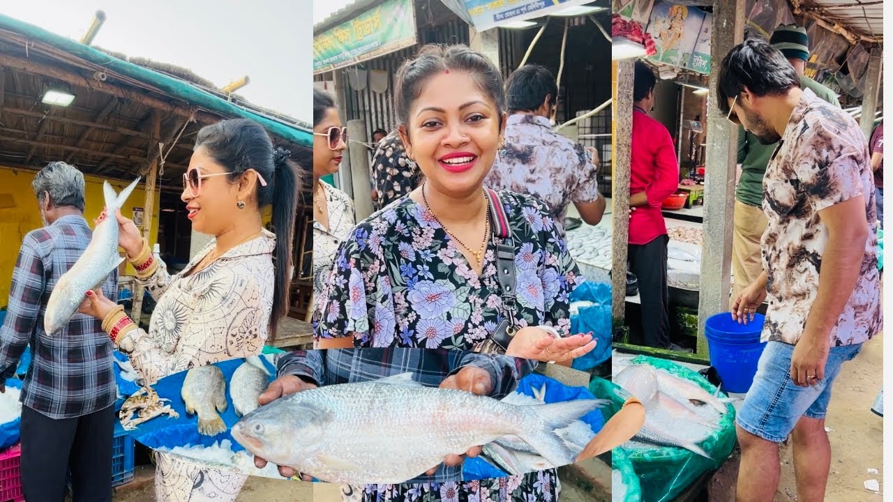 ☀️ভোরবেলা গেলাম মোহনায় ইলিশ মাছ,কাকরা 🦀কিনতে❌মন খারাপ ঘরে ফেরার পালা🥺