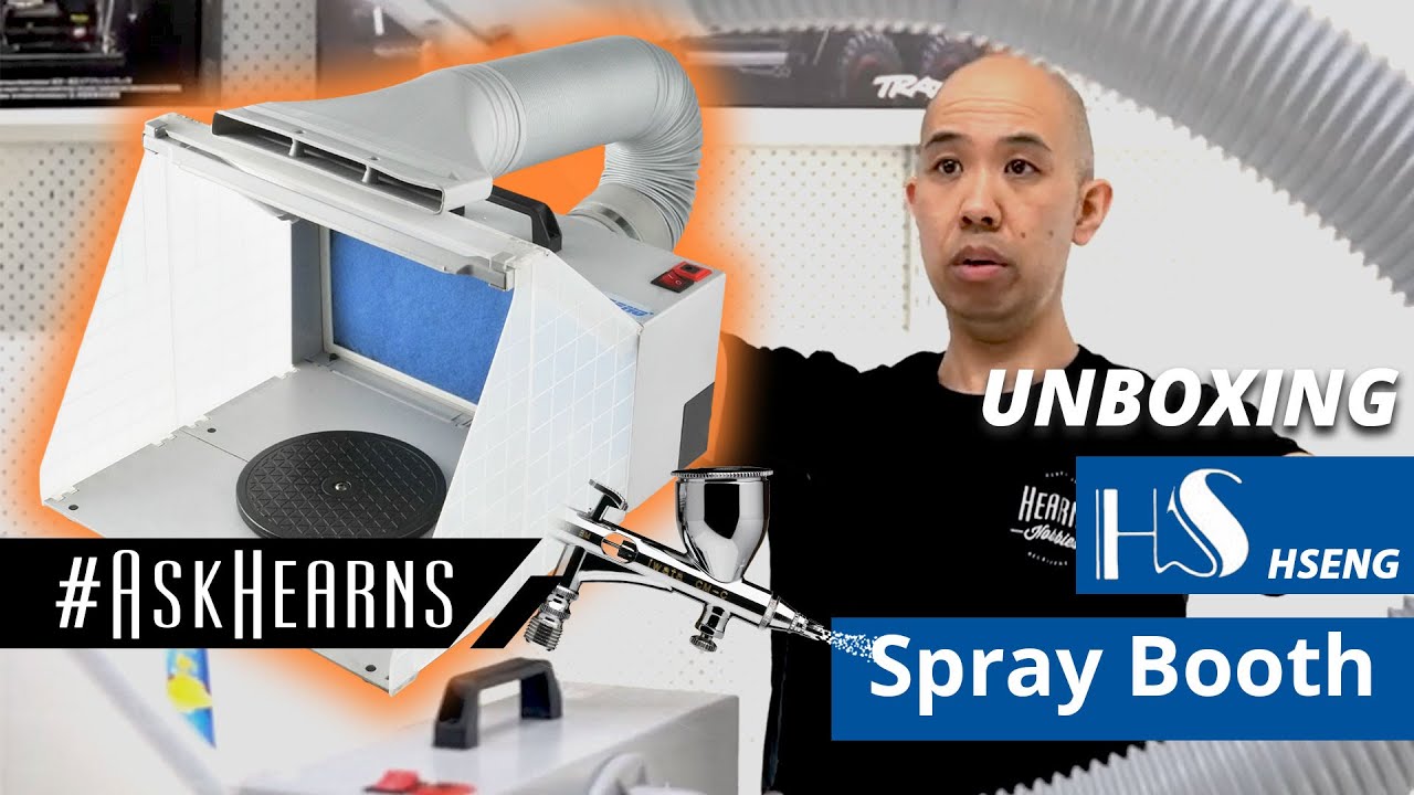 Unboxing the HS (Hseng) Spray Booth with LED Lights and Extractor Fans | #askHearns