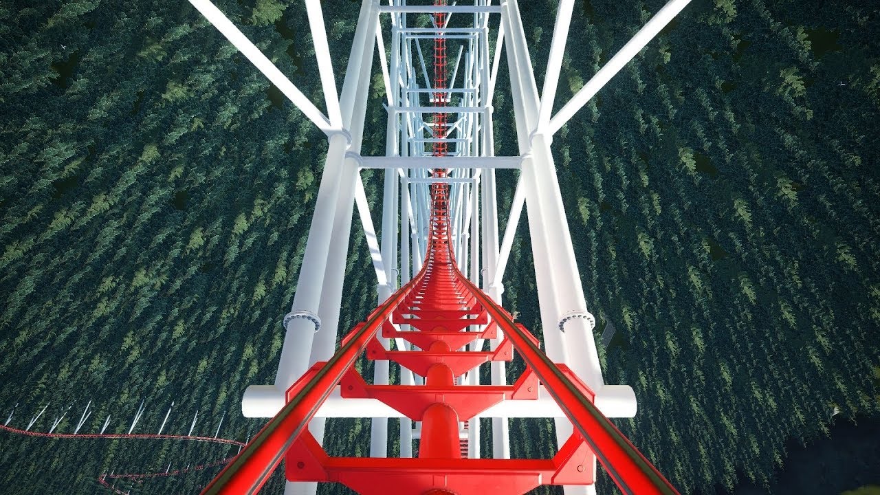 Planet Coaster: Brutal Drop Roller Coaster