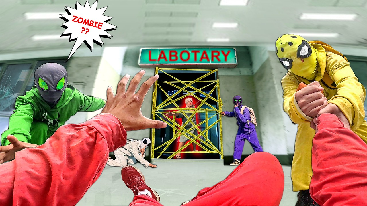 How Did Bros 8 Spider-Man Helped ZOMBIES in Abandoned LABORATORY ?? ( Antidote Action POV )