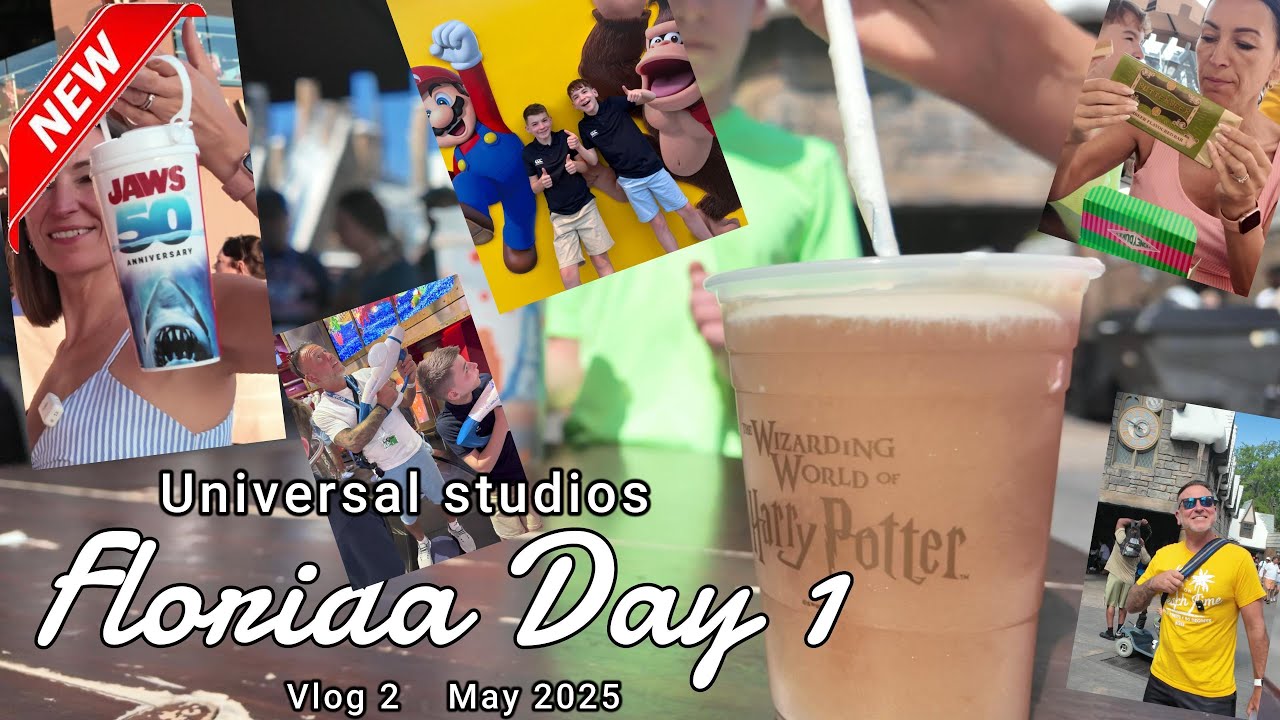 Universal studios Orlando | Hogsmeade | Food |Butterbeer Chocolate | Hagrid's | Outback | Minions 