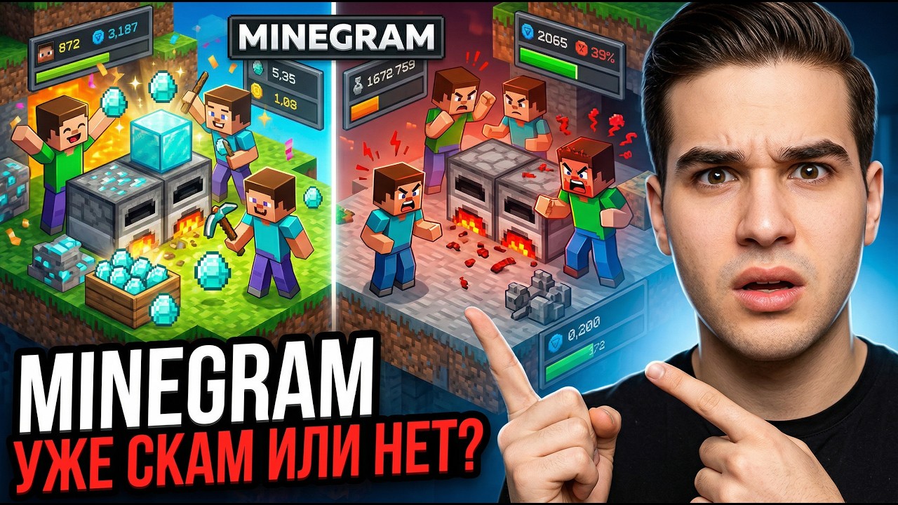 Minegram: ОКУПИЛ 100% ВЛОЖЕНИЙ! Проект Соскамится или Работает Дальше? ОБЗОР НОВОГО ОБНОВЛЕНИЯ!