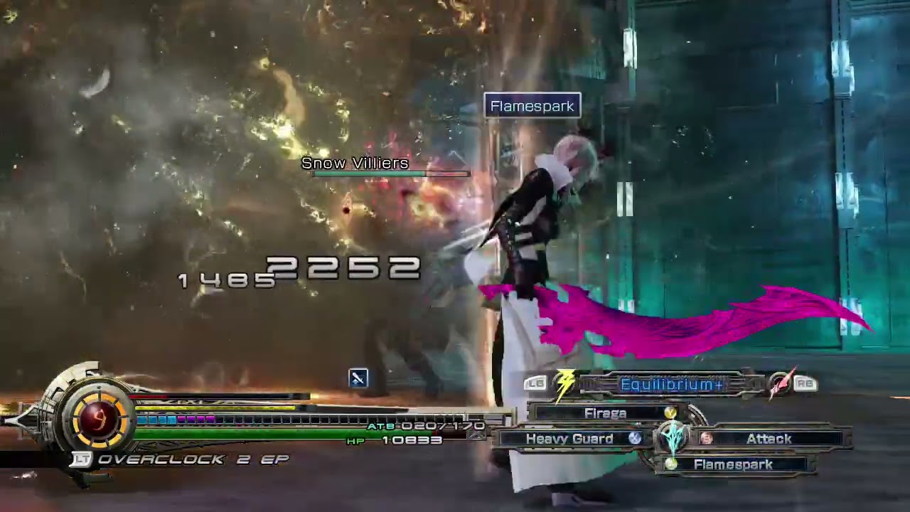 LIGHTNING RETURNS FFXIII /2ND BOSS BATTLE /SNOW VILLARS