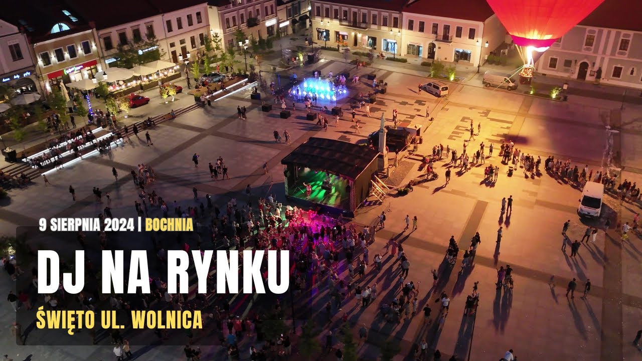 Bochnia. DJ Netto i Super Mario Trener na Rynku [09.08.2024]