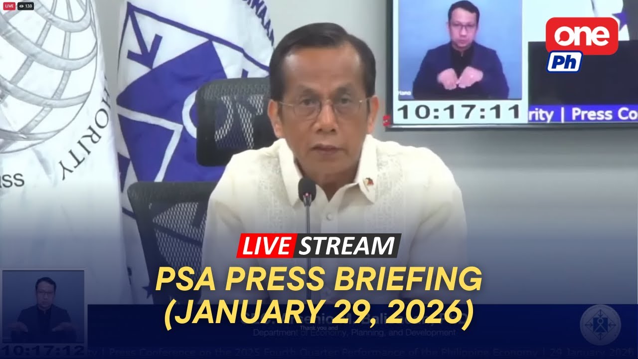 LIVE: PSA holds press briefing (Jan. 29, 2026)