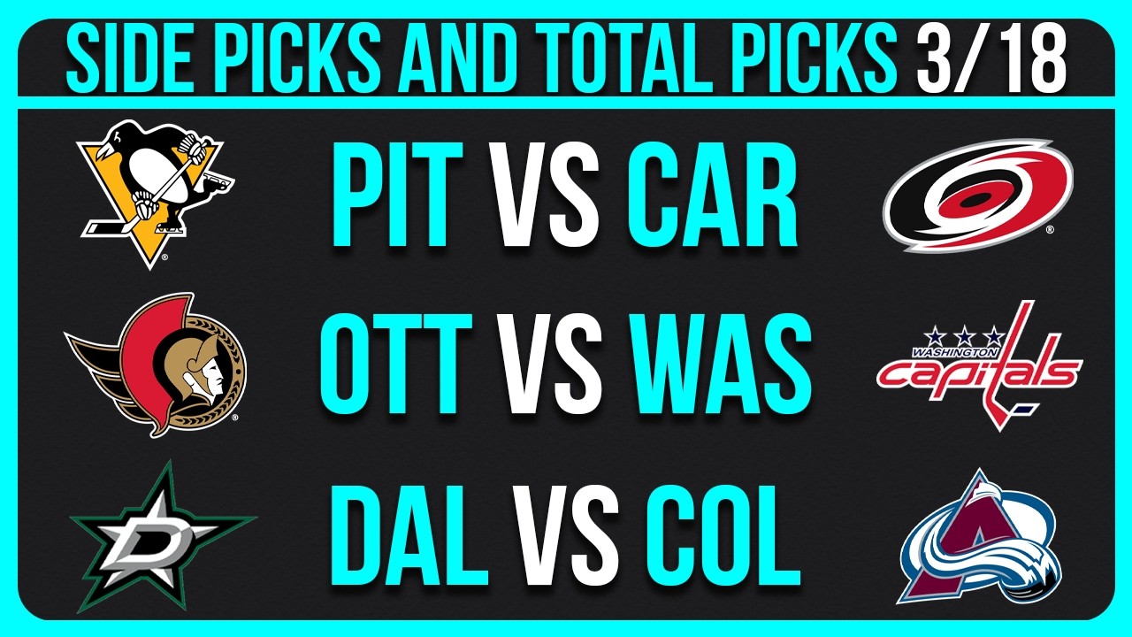 NHL Picks Today Wednesday 3/18/26 | NHL Picks and Predictions | NHL Best Bets