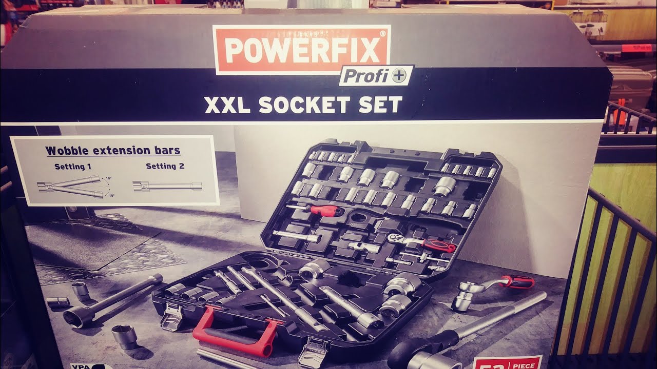 Powerfix profi  xxl socket set lidl