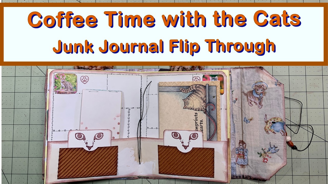 Coffee Time with the Cats 2 Junk Journal