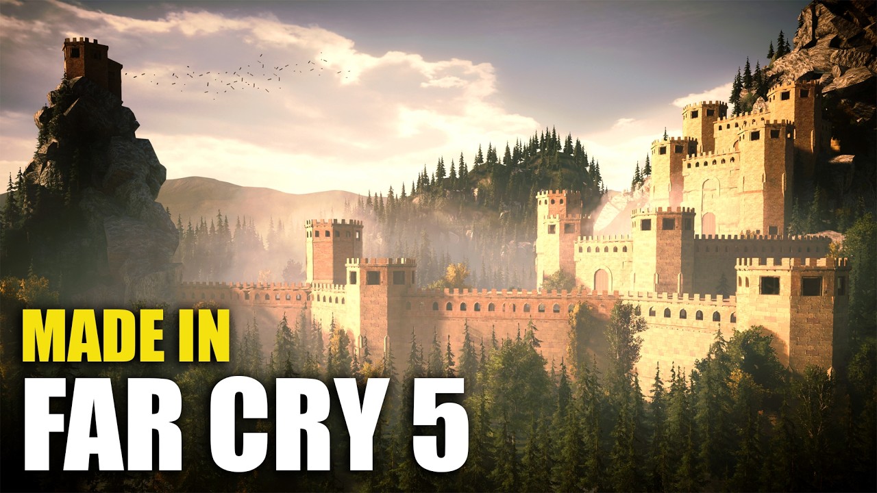 Making Kaer Morhen from The Witcher 3 in Far Cry 5!