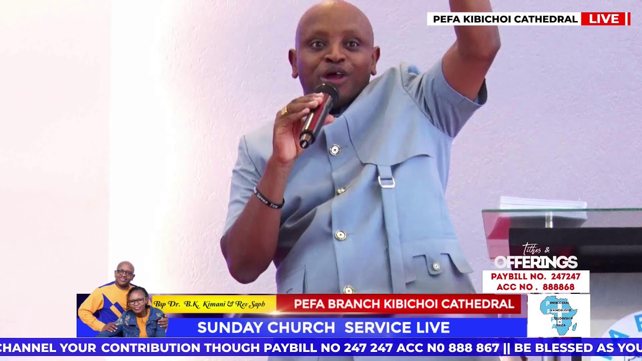 SUNDAY 11-01-2026 || SUNDAY SERVICE LIVE || HOST BISHOP - PROF. B.K KIMANI & REV SAPH