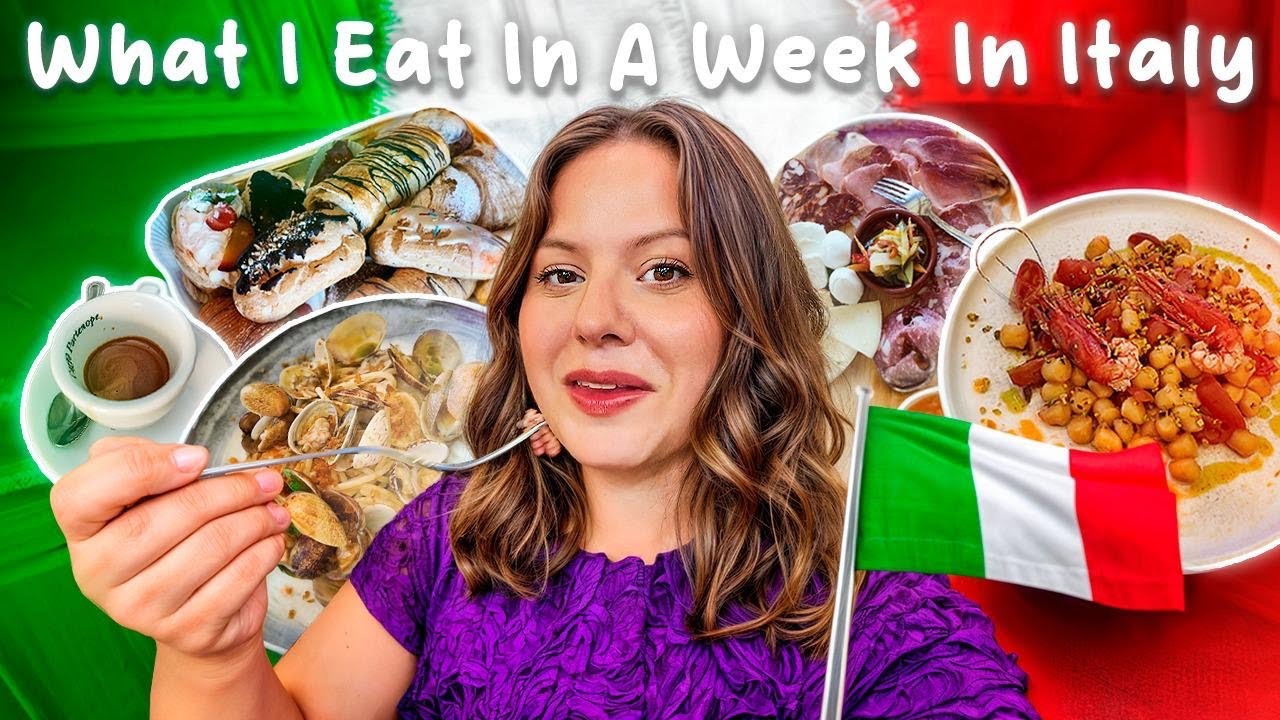 What I eat in a week in my HOMETOWN in ITALY 🇮🇹 🐟