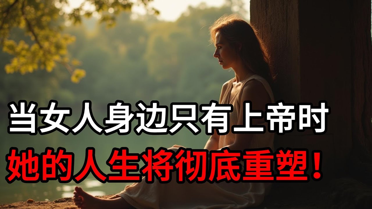 当一个女人身边只有上帝时，她的人生将彻底重塑！