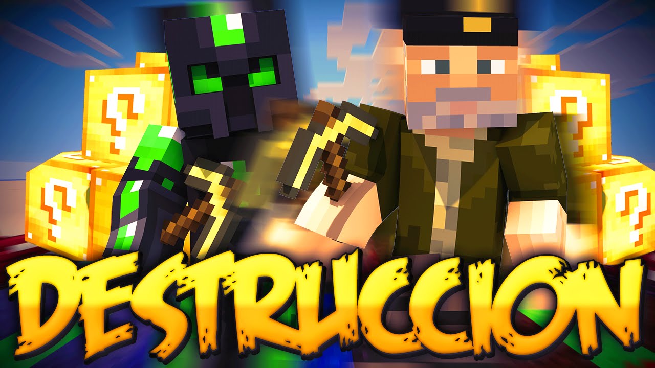DESTRUCCIÓN - Willyrex vs sTaXx - Carrera épica Lucky Blocks