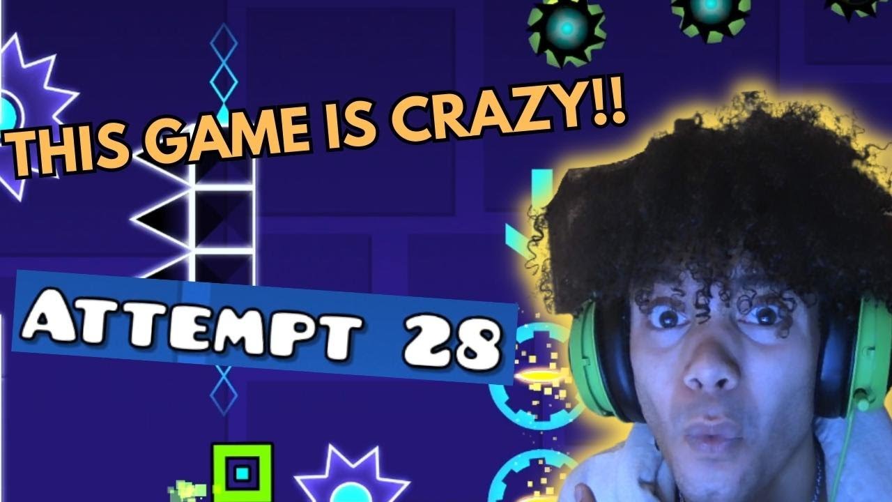 so I played GEOMETRY DASH for the FIRST TIME....