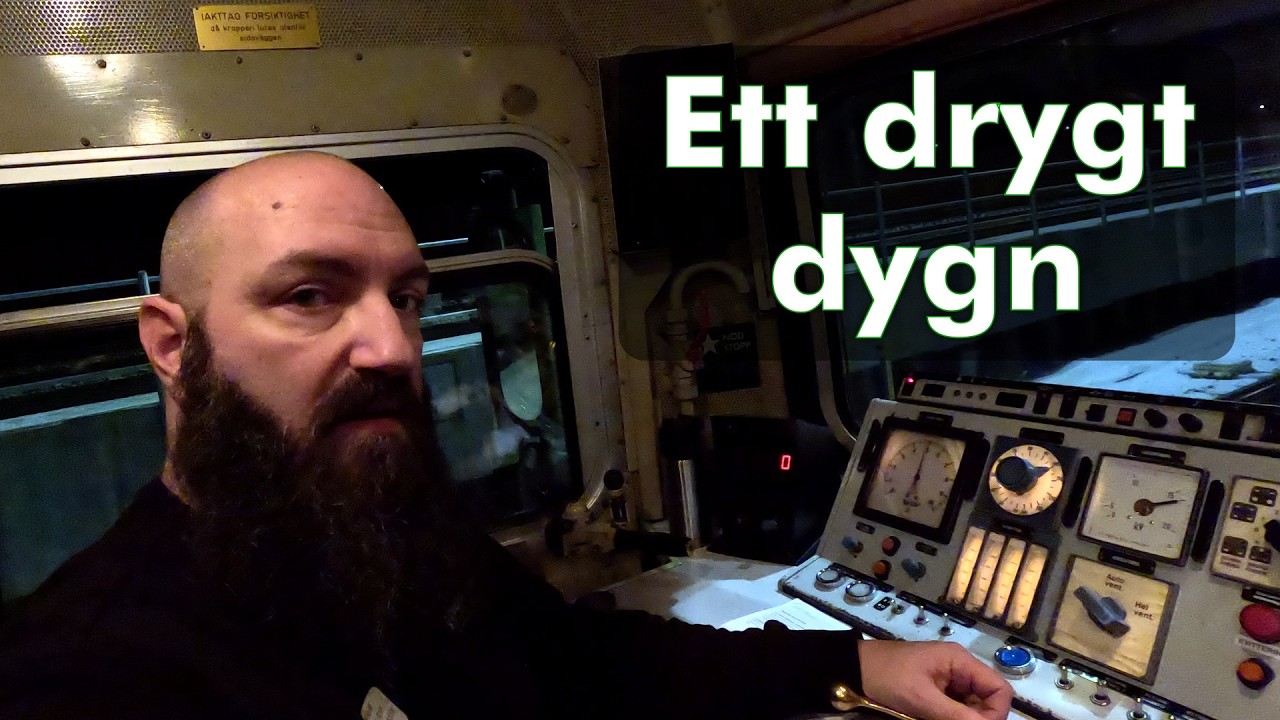 Ett drygt dygn︱Livet som Lokförare