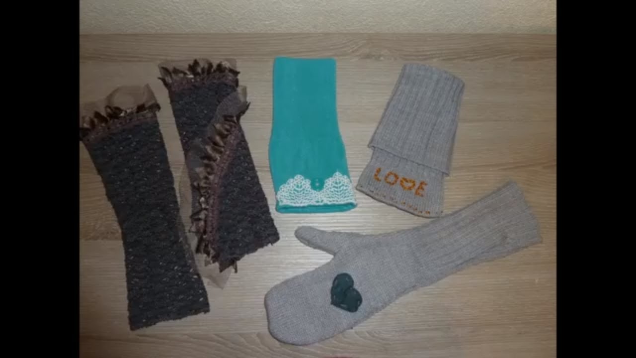 5 super idei cum sa faci manusi din haine vechi (reciclare haine)
