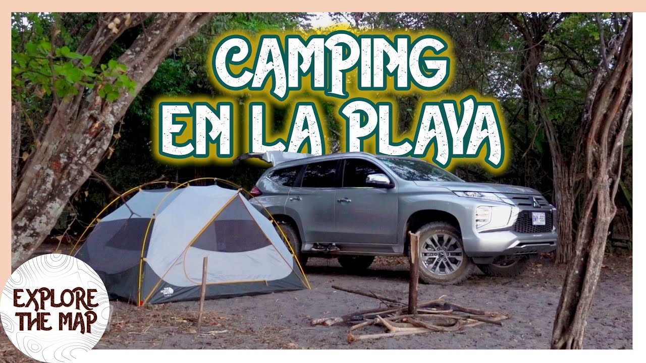 ⛺ Relajante acampada frente al mar en Playa Iguanita 🏝️ Costa Rica