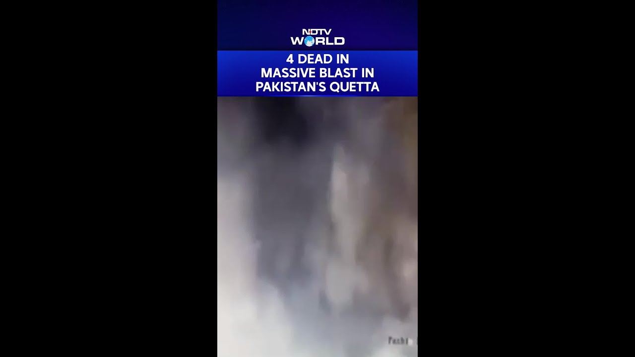 Pakistan Blast | Massive Blast Rocks Quetta, Pakistan Forces Vehicle Blown Up
