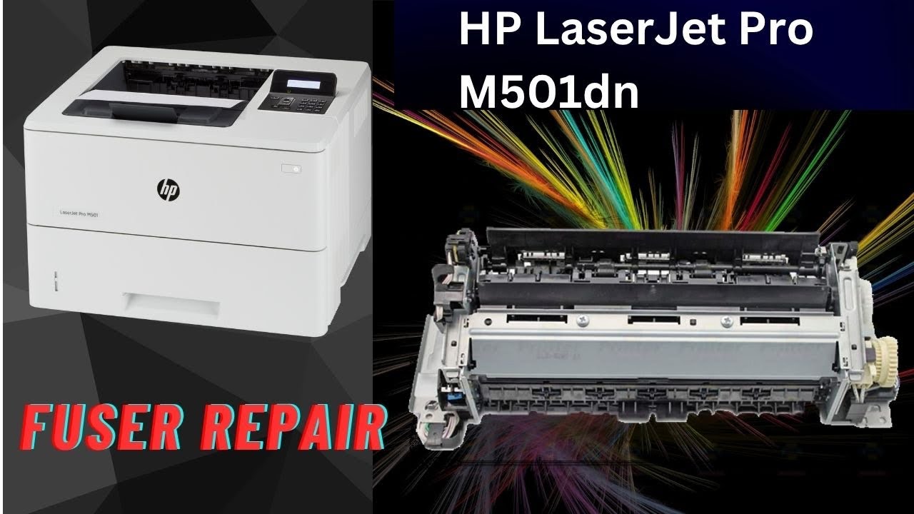 Hp Laserjet pro M501dn Fuser repair Full video #viral #viralvideo #tiktok #shorts 