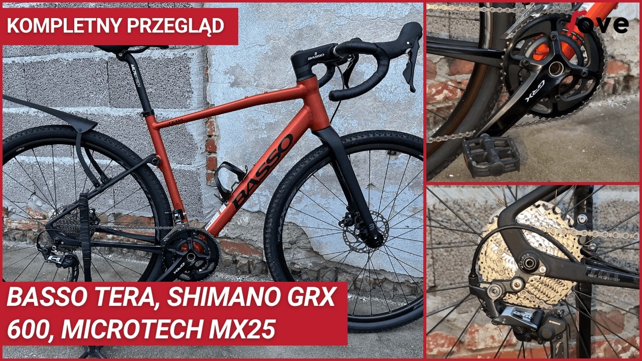 Kompletny Przegląd - rower Basso Tera Shimano GRX 600, Microtech MX25