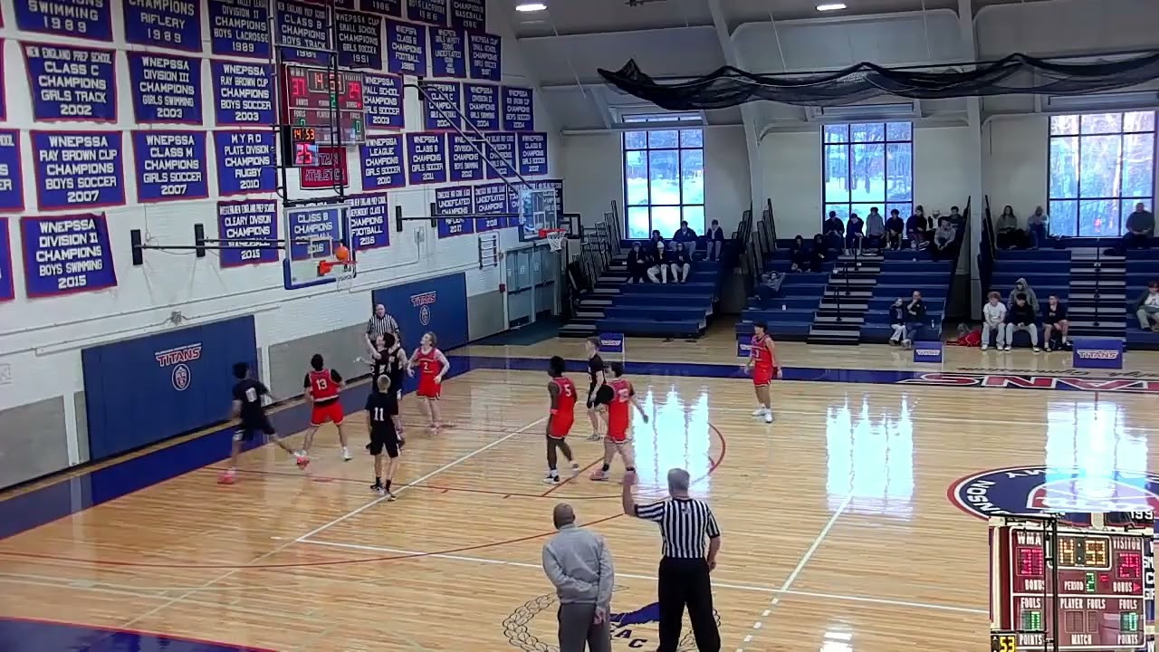 Wilbraham & Monson Boys Varsity Basketball highlights vs. Albany Prep 1-31-26