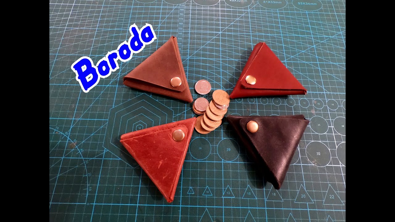Изделия из кожи для начинающих. Монетница. Coin case leather hand made