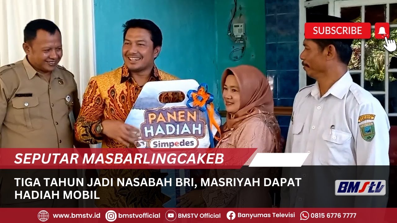 TIGA TAHUN JADI NASABAH BRI, MASRIYAH DAPAT HADIAH MOBIL