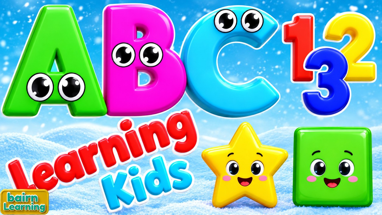 Toddler Learning Videos For 5 Year Olds | ABCs, 123s Shapes, and Nursery Rhymes