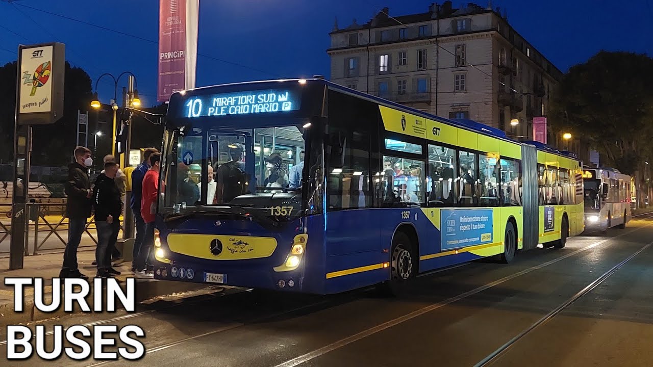 [4K] 🇮🇹 Buses in Turin / 🇮🇹 Autobus a Torino (2022)