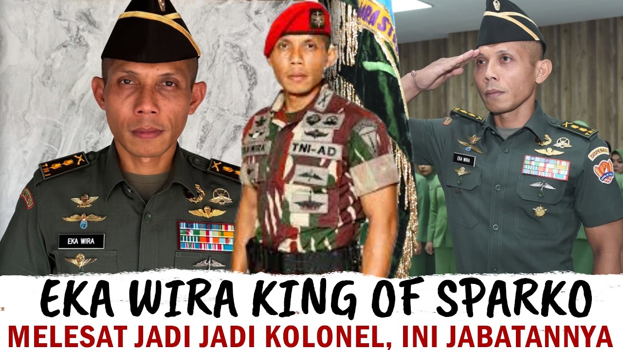 KING OF SPARKO LETKOL EKA WIRA PROMOSI JABATAN SEKALIGUS NAIK PANGKAT KOLONEL