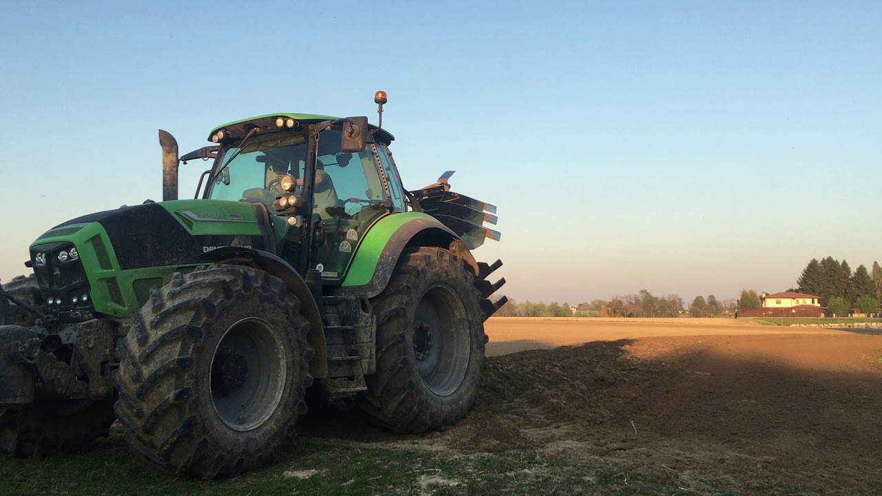 Aratura Deutz Fahr TTV 7250, fresatura Same Silver 100 6, seminatura Same Explorer 90