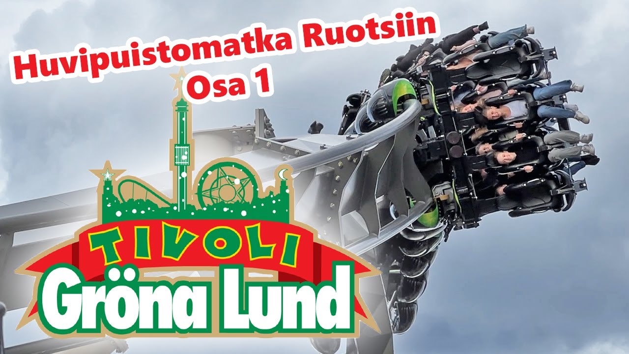 Ekaa kertaa Gröna Lundissa - Huvipuistomatka Ruotsiin (osa 1)