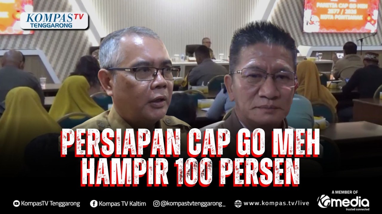 Persiapan Cap Go Meh Pontianak 2026 Hampir 100 Persen, Panitia Soroti Parkir dan PKL