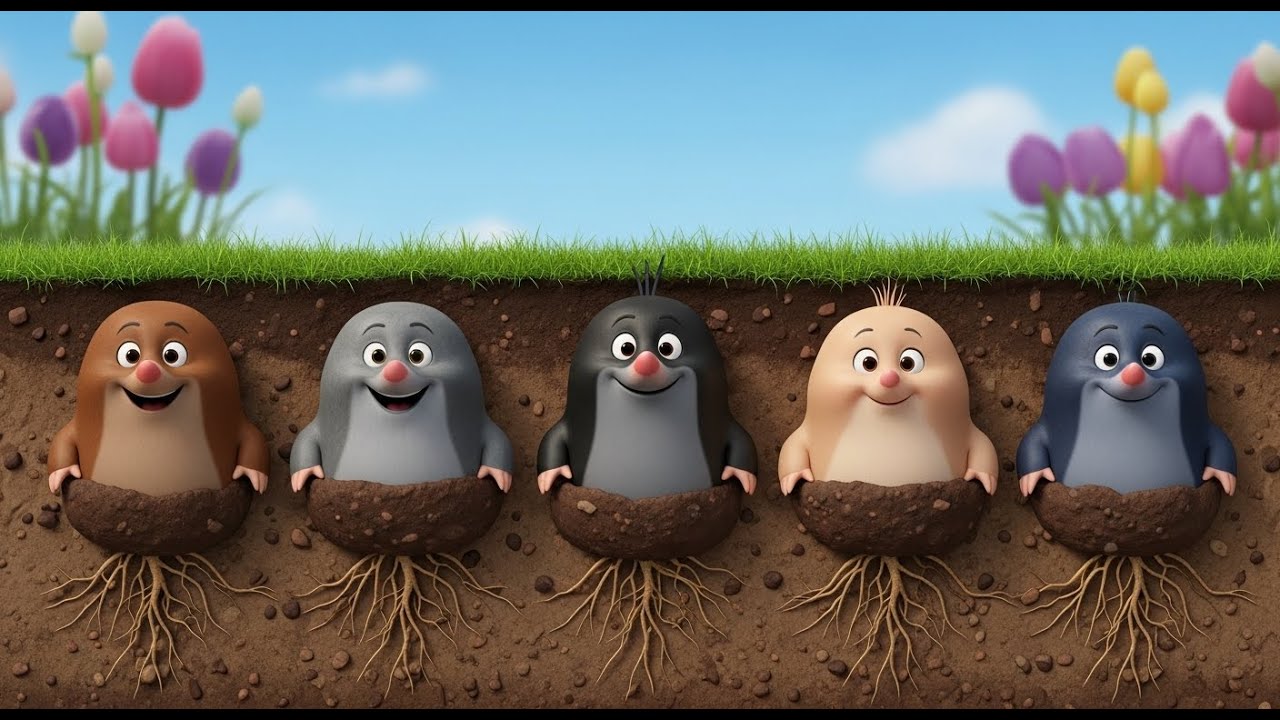 Cinco Pequeños Lunares Cavan Cavan Cavan | Canciones Infantiles y Rimas para Niños