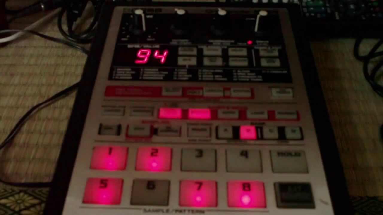 Как записать паттерн/бит на Boss SP 303 SP-303 Roland