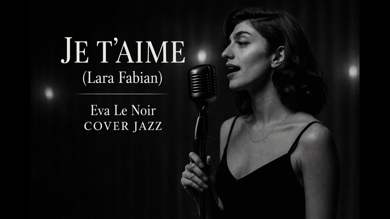 Une version jazz bouleversante de “Je t’aime” – Eva Le Noir