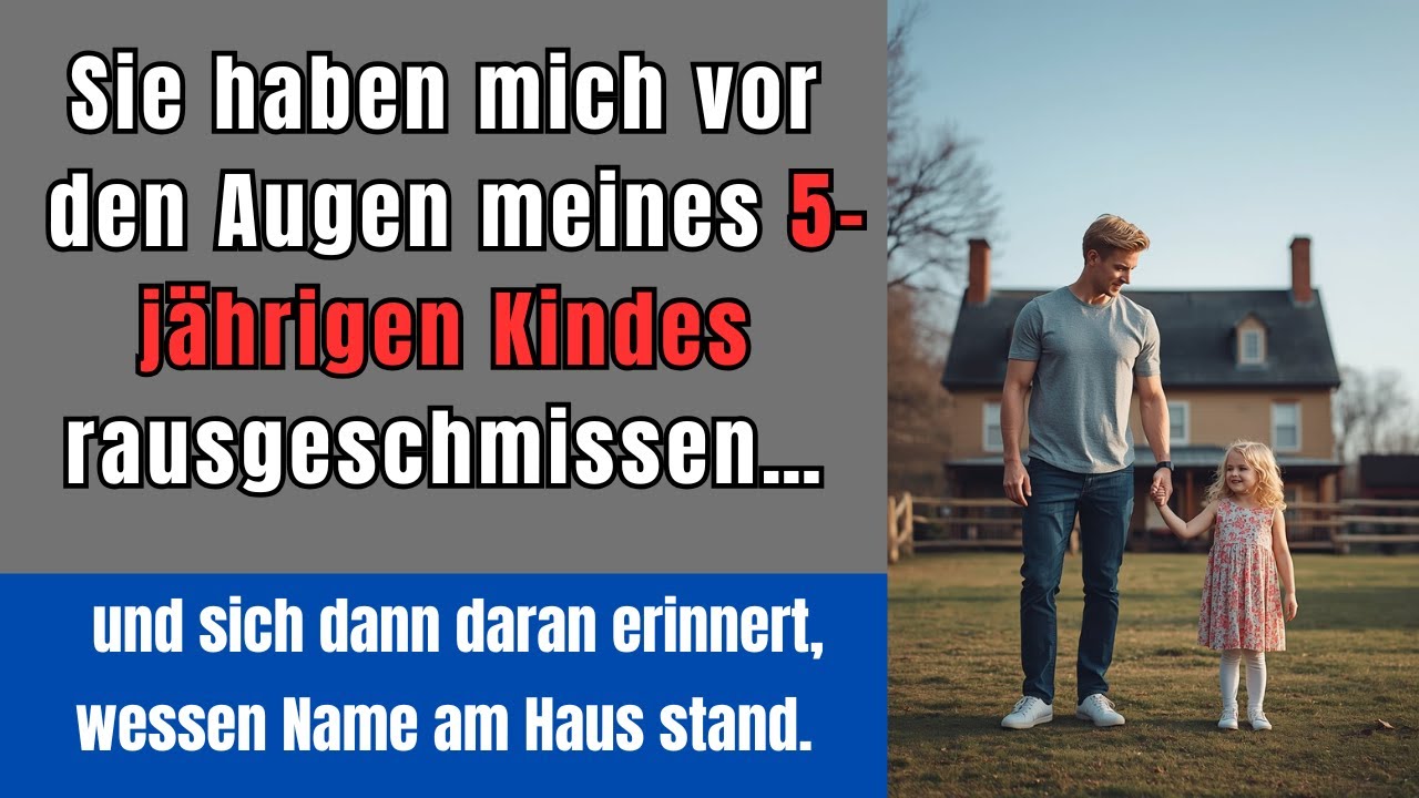 Sie hat mich und meine Tochter rausgeschmissen, und dann hat sie herausgefunden, wer...#drama