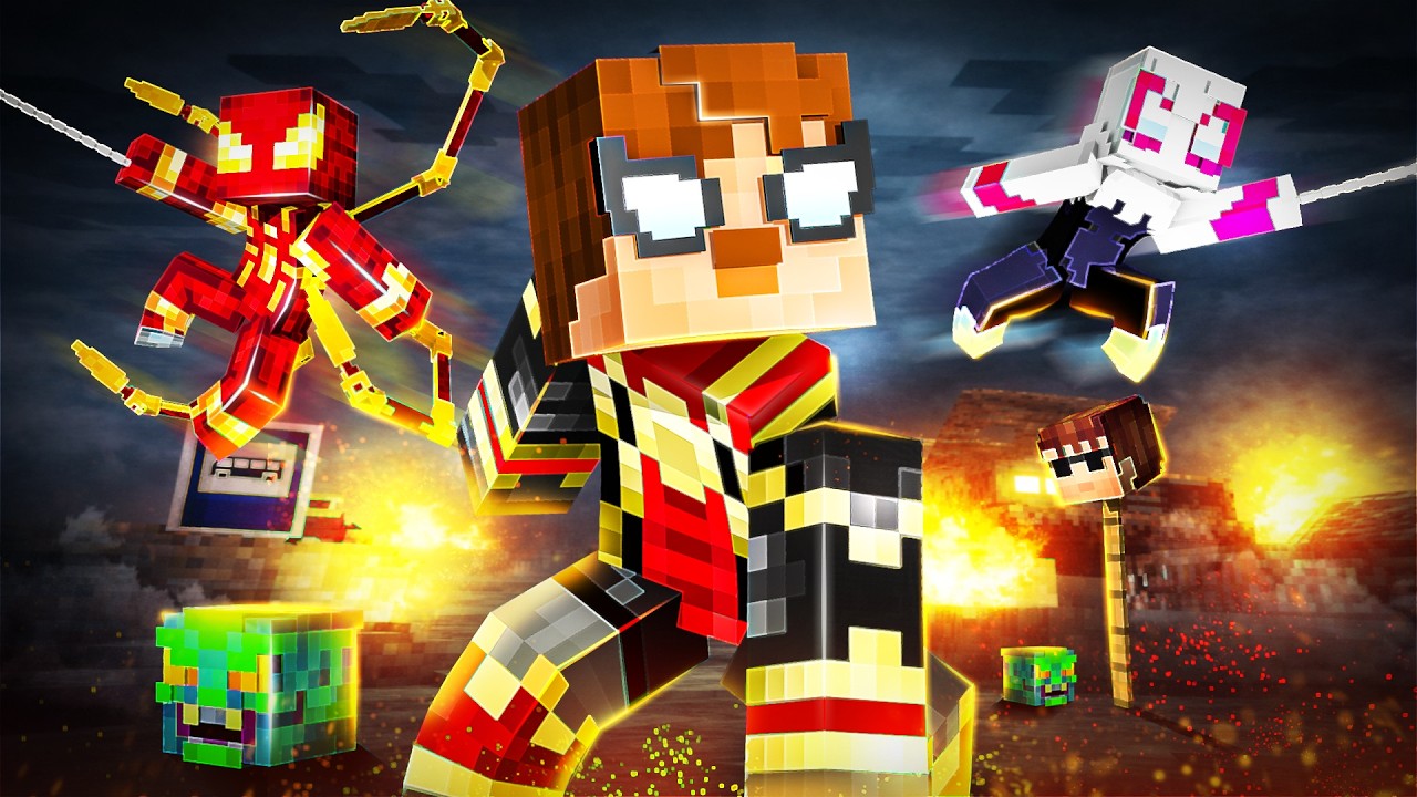 Minecraft’ta SPIDER-MAN OLURSAN Ne Olur? (100 Gün)